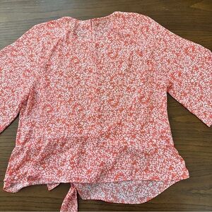 Vince Camuto floral blouse XL